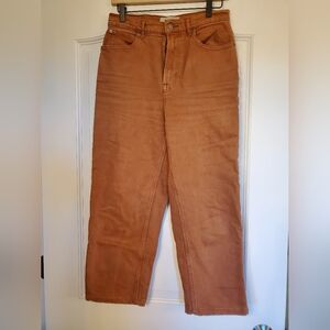 Everlane Columbo Ankle Jeans in Rust